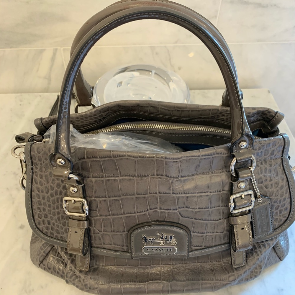 COACH Embossed Leather